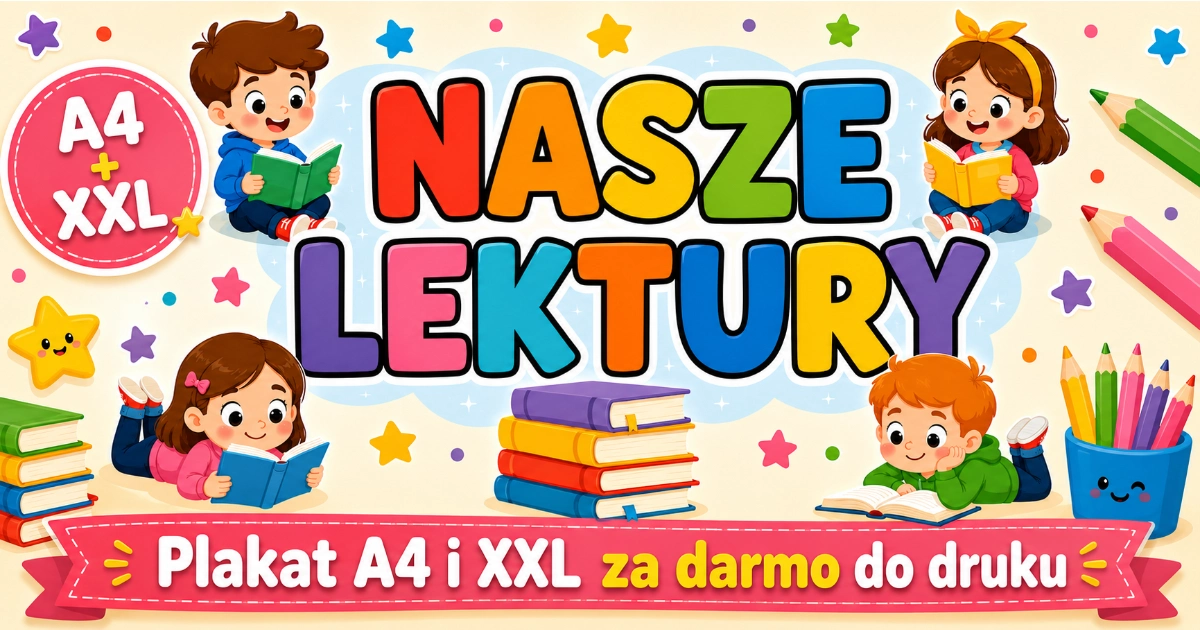 Plakat A4 i XXL do druku: Nasze lektury 38