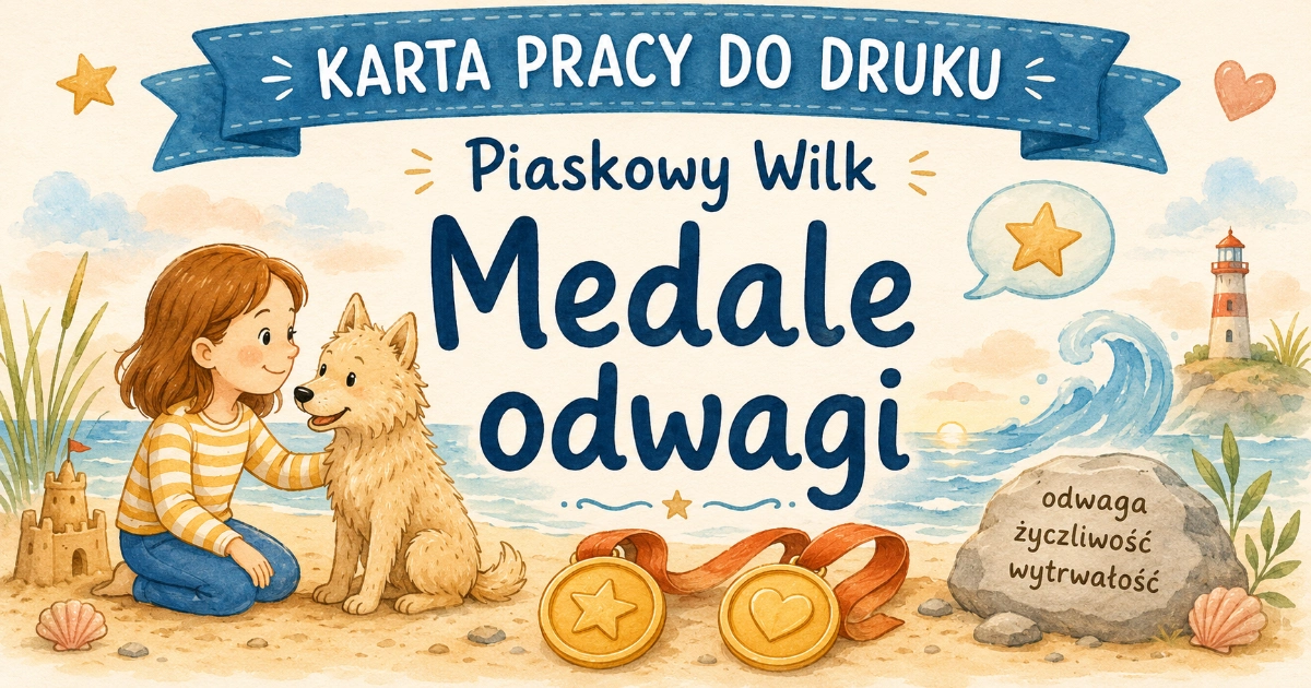 Karta pracy do lektury Piaskowy wilk: Medale odwagi