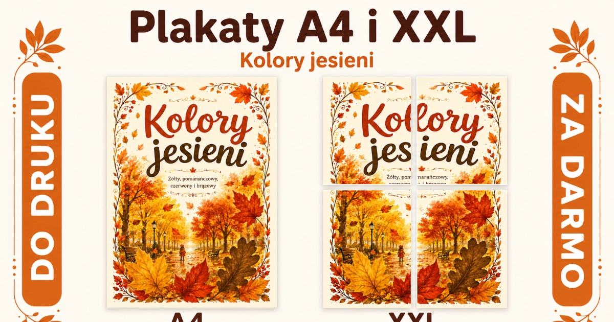 Plakat A4 i XXL do druku: Kolory jesieni 38