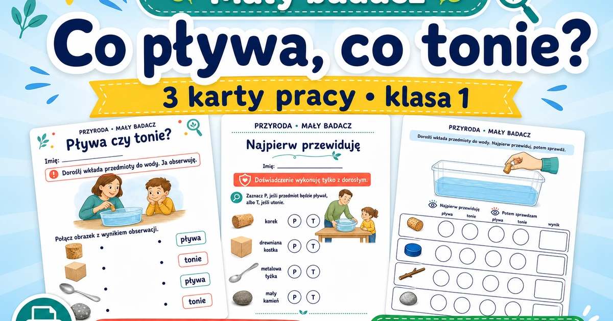 Karty pracy: Co pływa, co tonie?