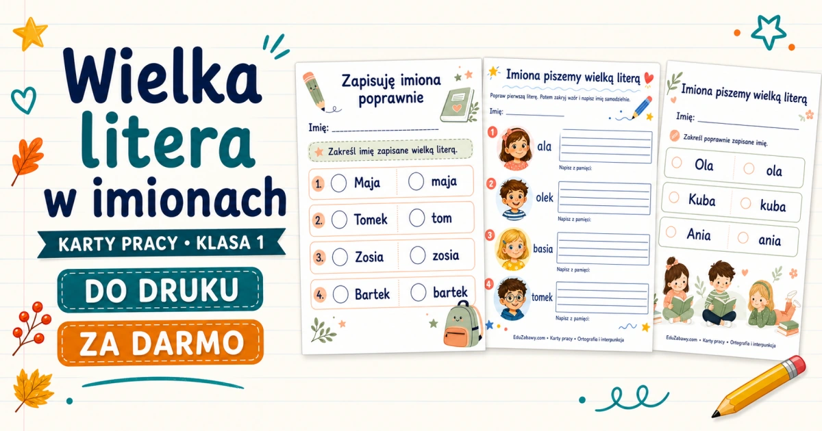 Wielka litera w imionach