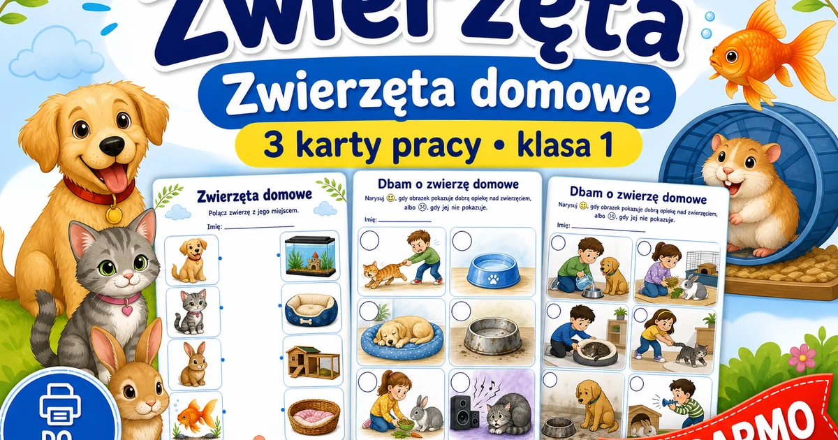 Karty pracy: Dbam o zwierzę domowe
