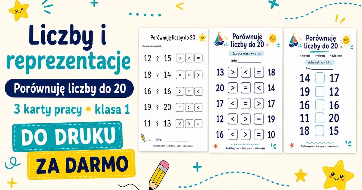 Porównuję liczby do 20