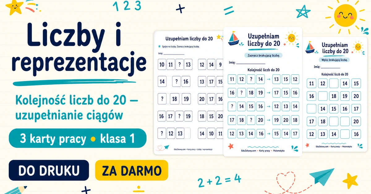 Uzupełniam liczby do 20