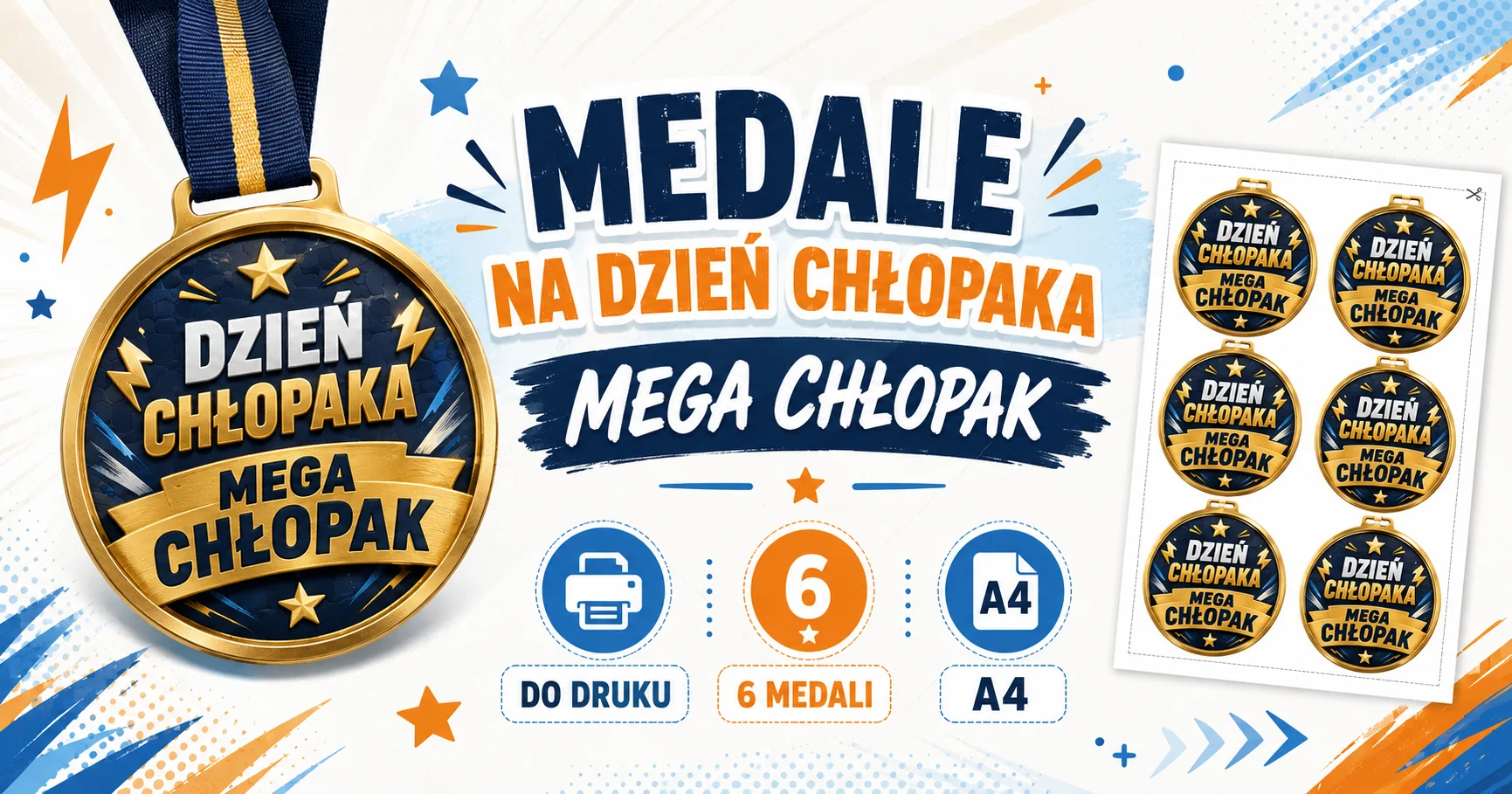 Medale „Mega Chłopak”