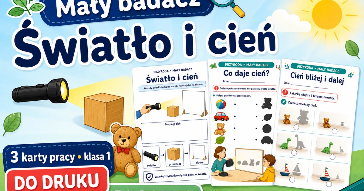 Karty pracy: Światło i cień