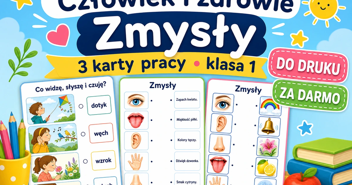 Karty pracy: Zmysły