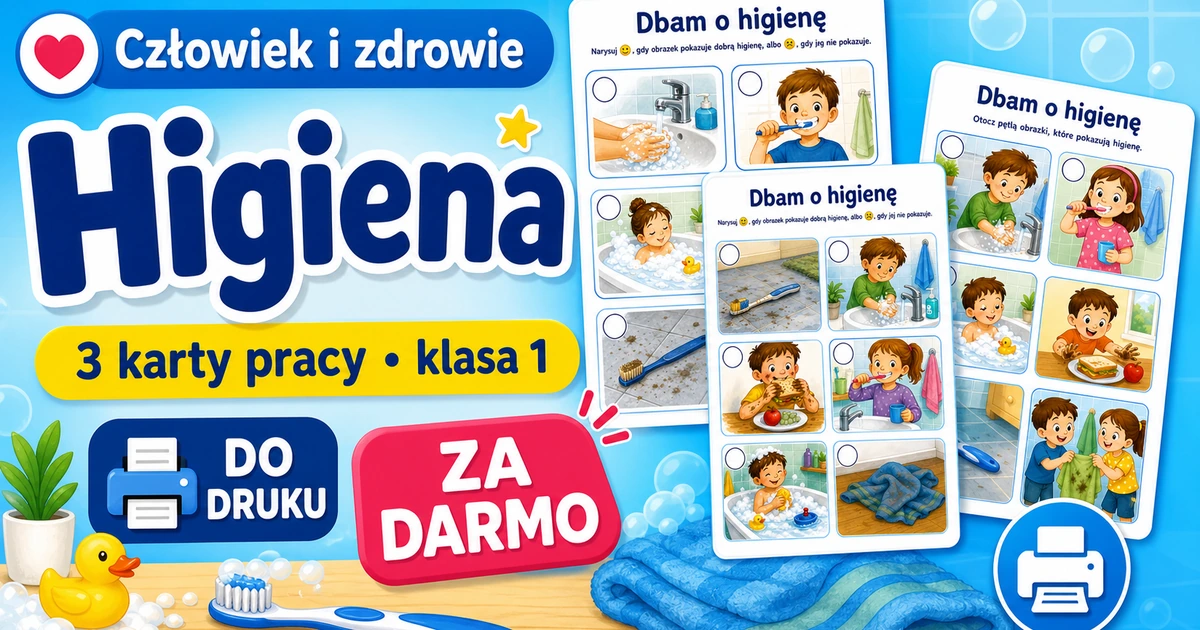 Karty pracy: Dbam o higienę