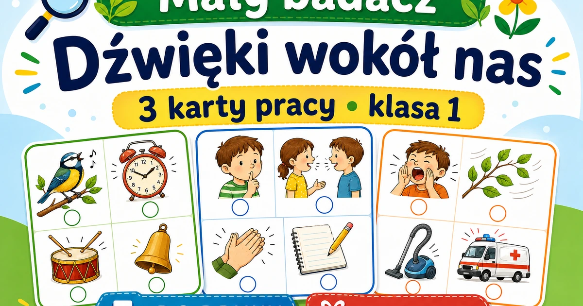Karty pracy: Dźwięki wokół nas