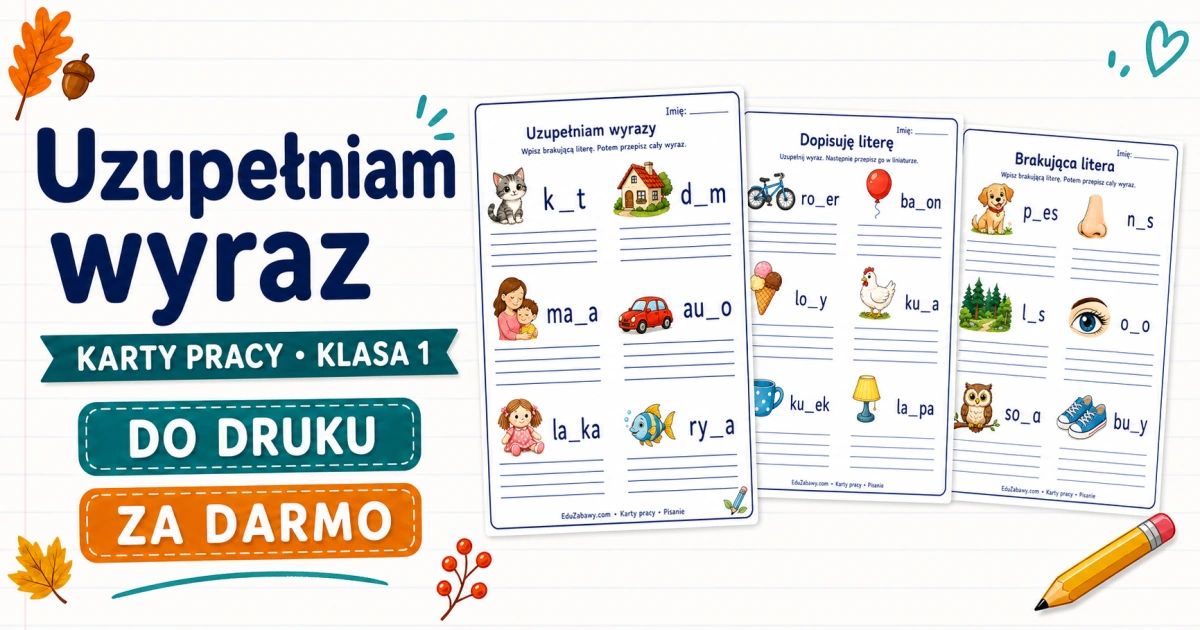 Uzupełniam wyraz