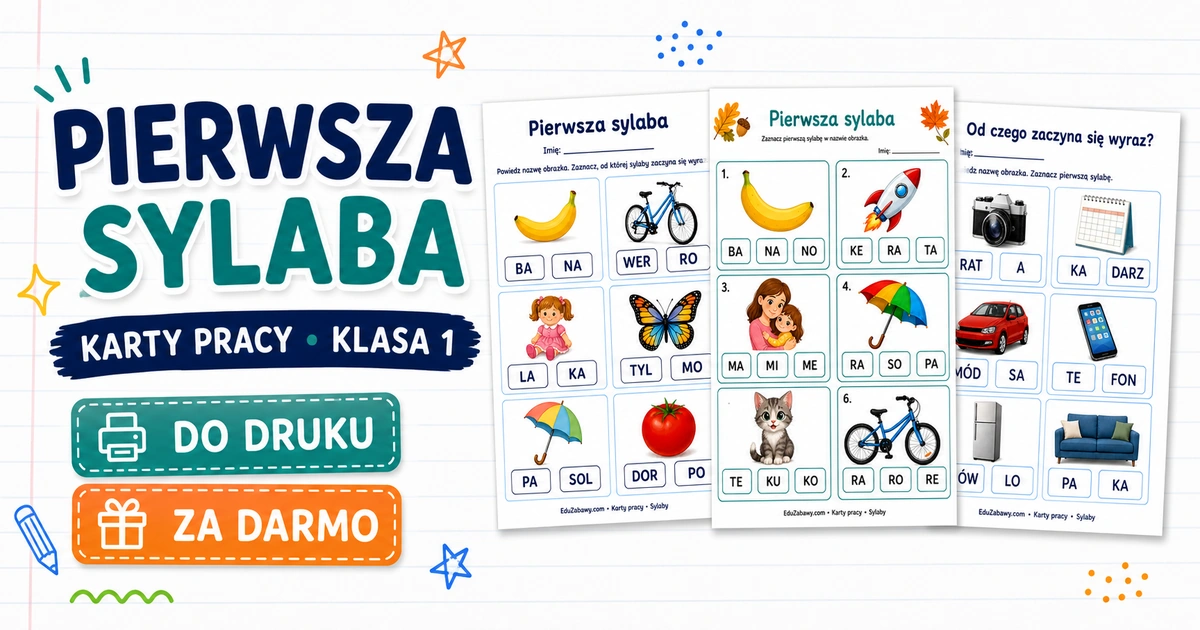 Karty pracy: Pierwsza sylaba
