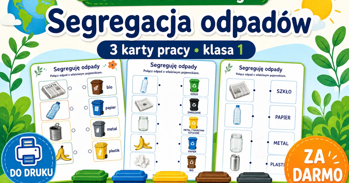 Karty pracy: Segreguję odpady