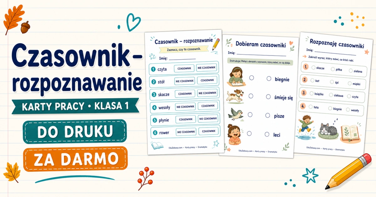 Czasownik – rozpoznawanie