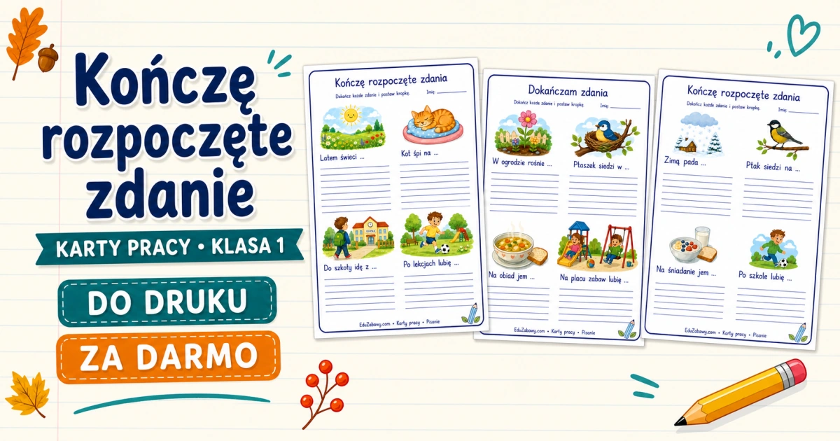 Kończę rozpoczęte zdanie