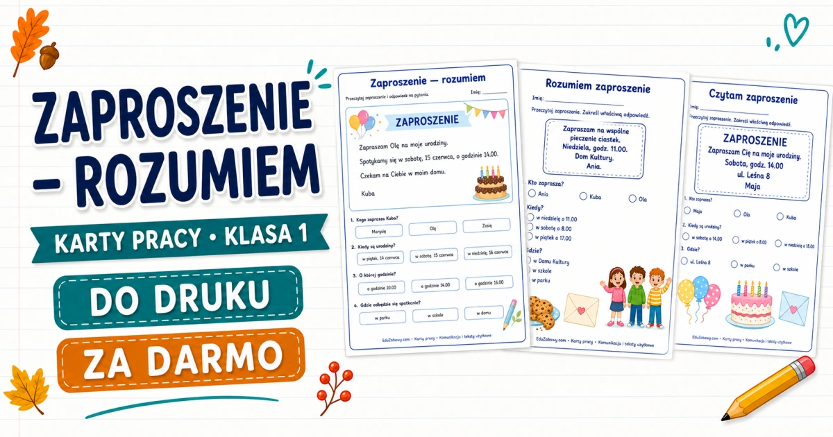 6. Zaproszenie – rozumiem Zaproszenie – rozumiem 38