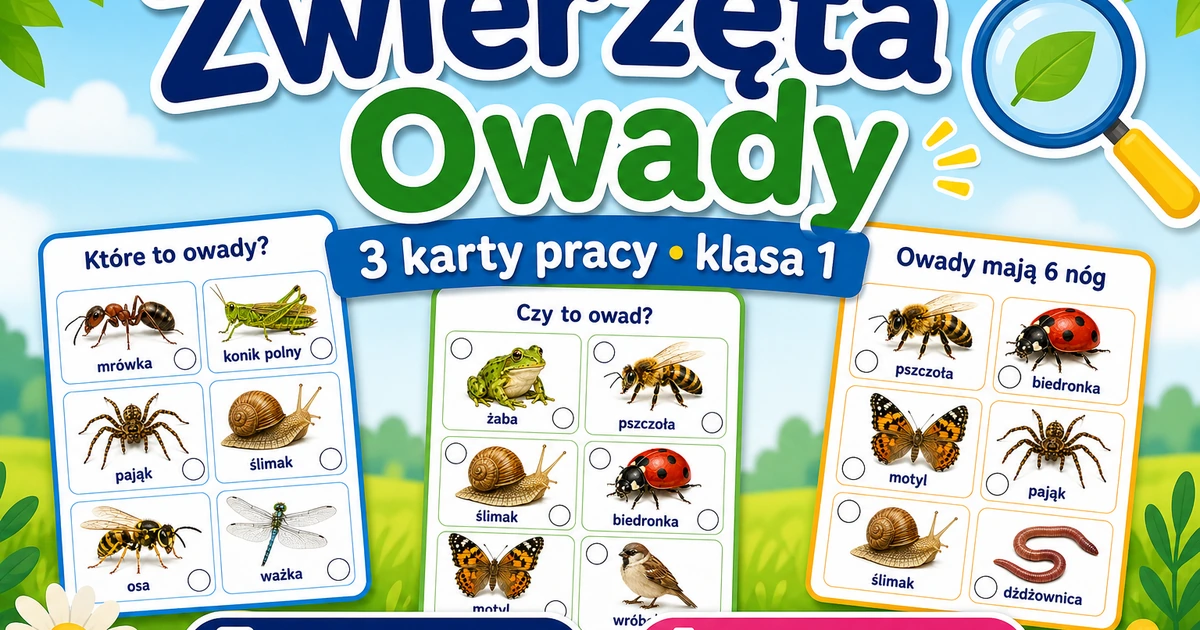 Karty pracy: Owady