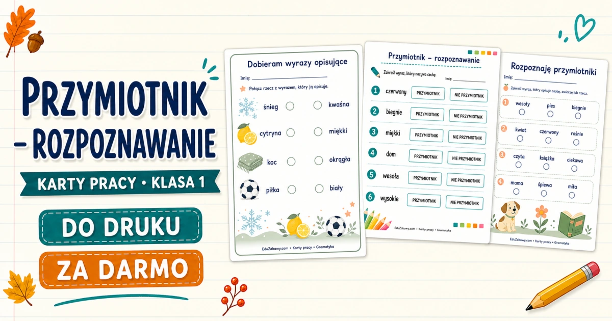Przymiotnik – rozpoznawanie