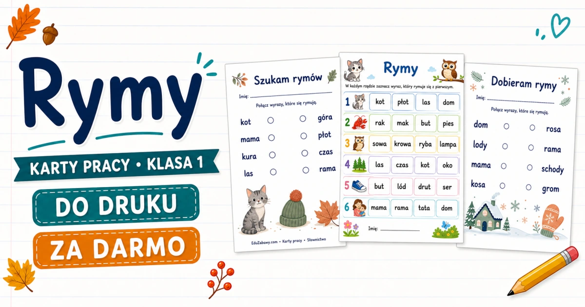 Karty pracy: Rymy