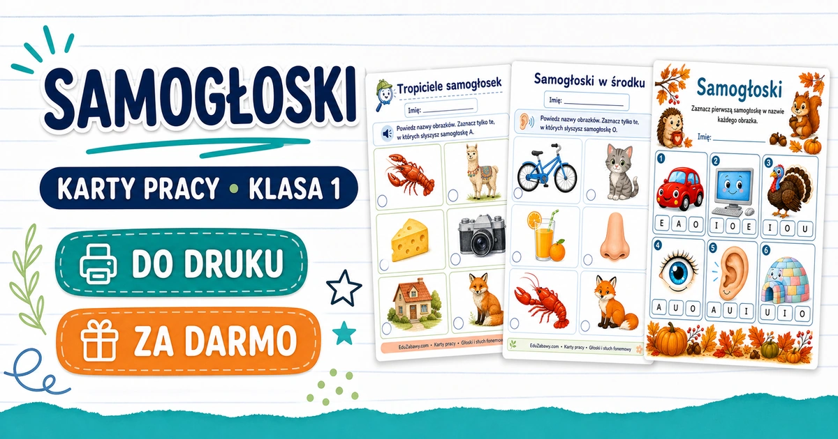 Karty pracy: Samogłoski