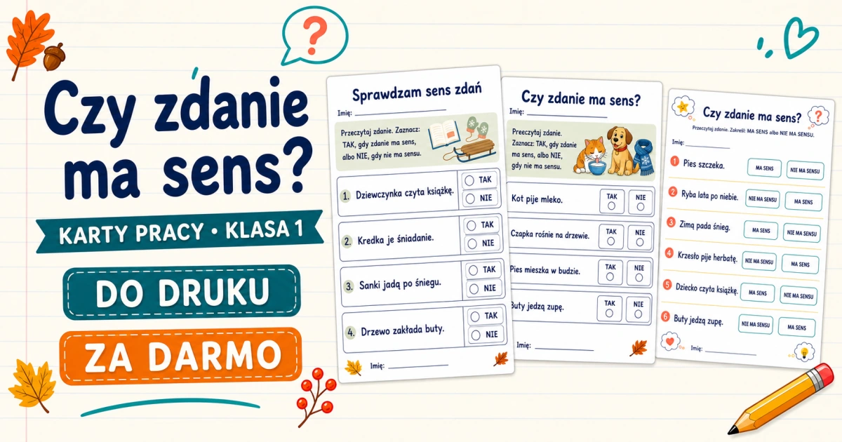 Czy zdanie ma sens?