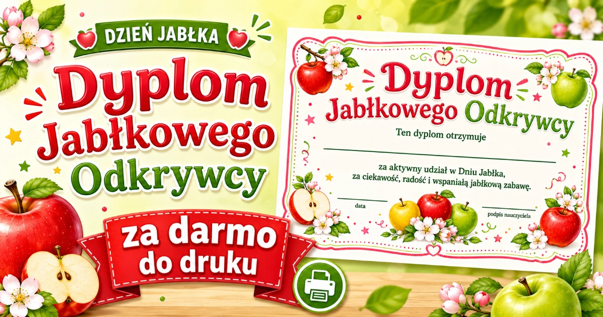Dyplom Jabłkowego Odkrywcy