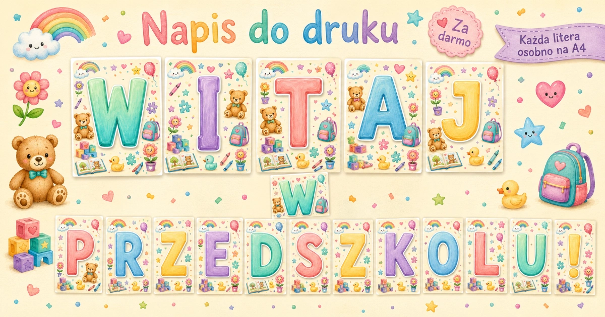 Witajcie w przedszkolu!