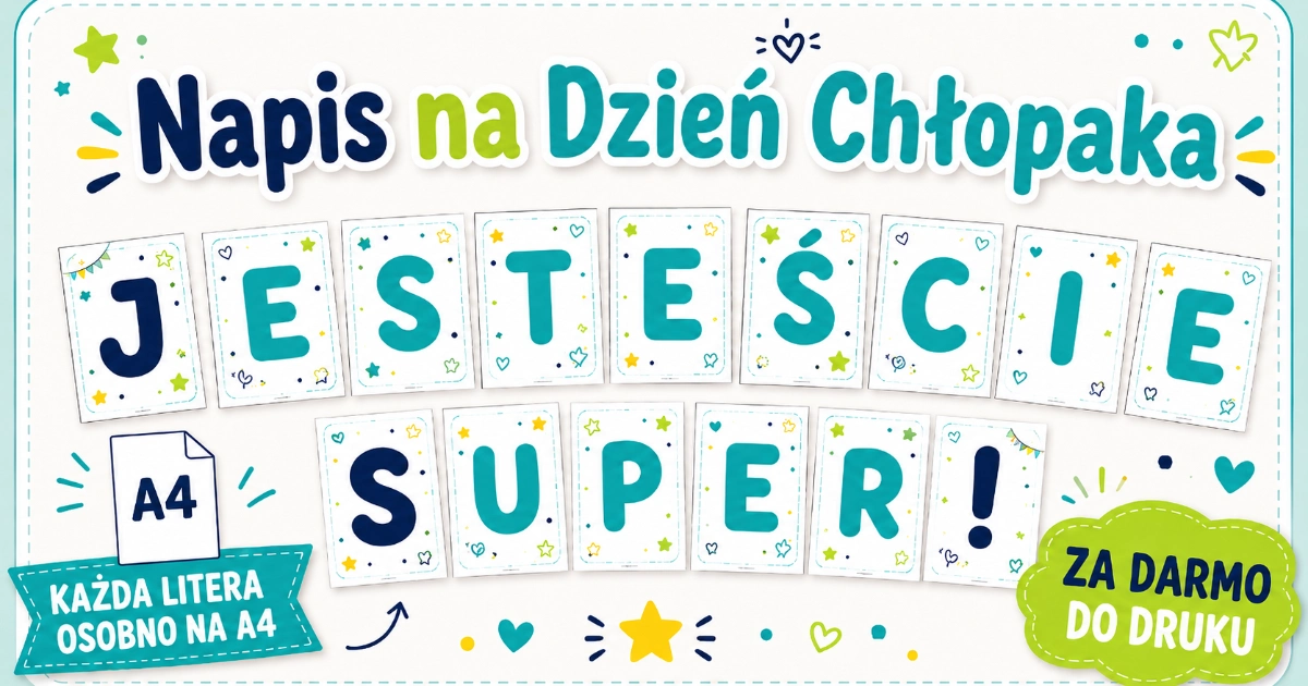 Jesteście super!