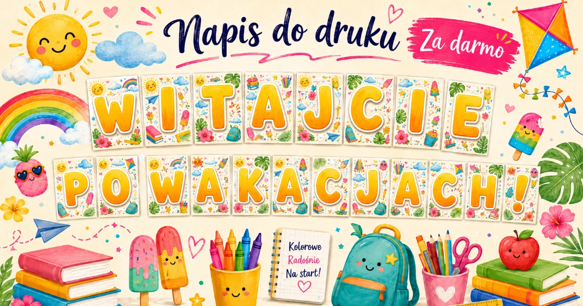 Witajcie po wakacjach!