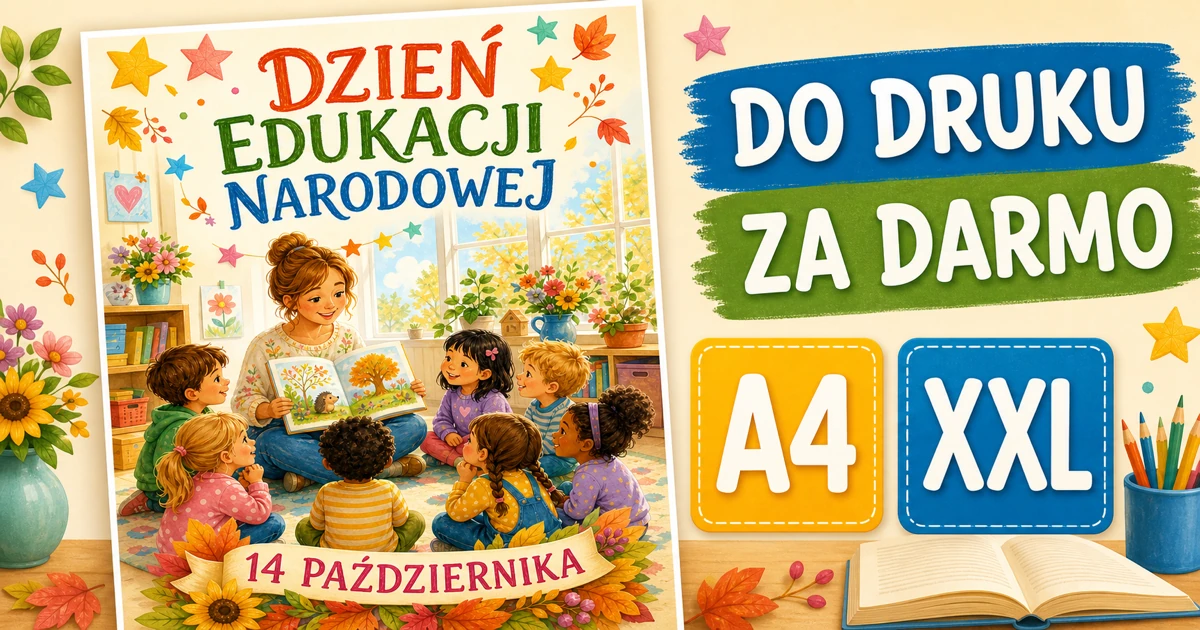 Plakat A4 i XXL: Czytamy razem Plakat A4 i XXL: Czytamy razem