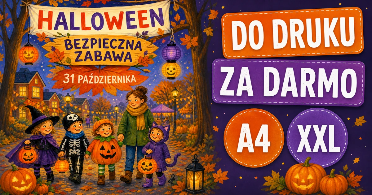 Plakaty A4 i XXL: Bezpieczna zabawa