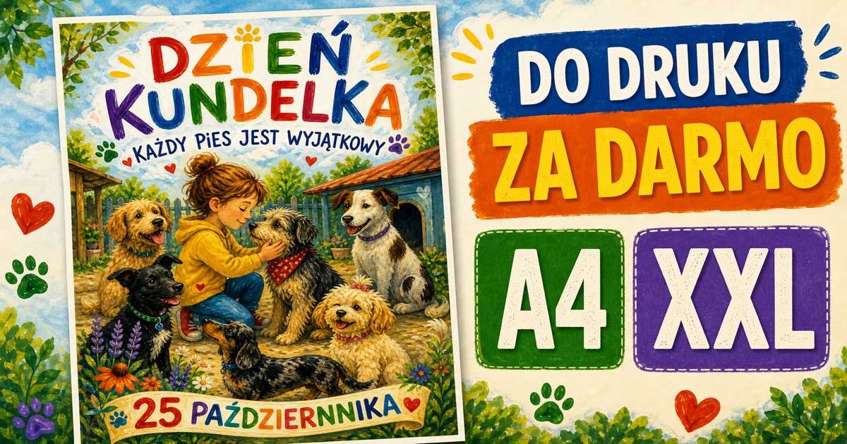Plakat A4 i XXL: Każdy wyjątkowy