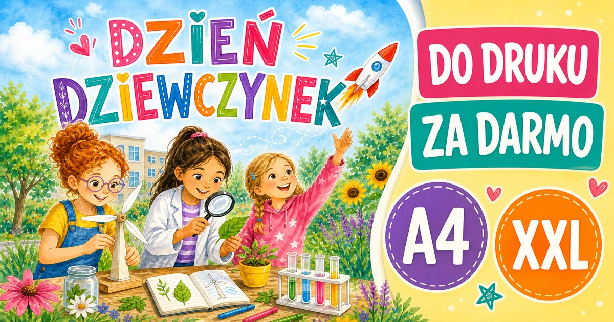 Plakat A4 i XXL: Dziewczynki odkrywają