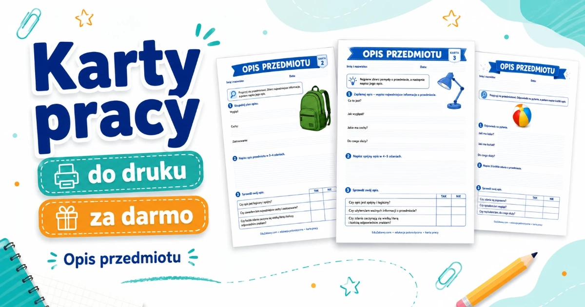 Karty pracy: Opis przedmiotu