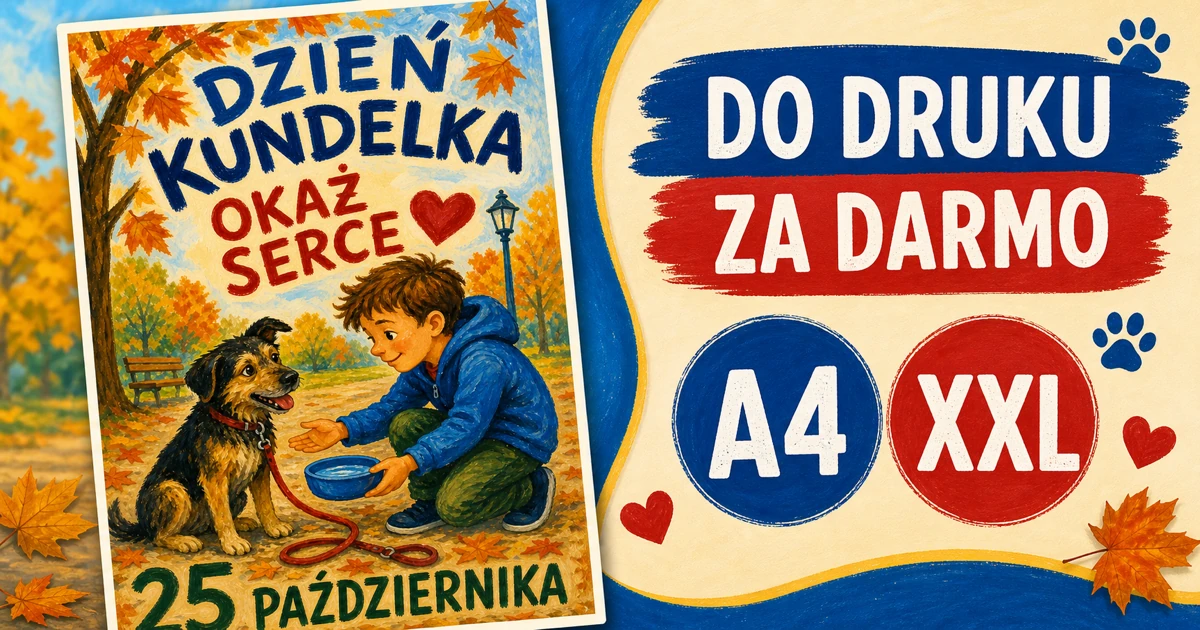 Plakat A4 i XXL: Okaż serce