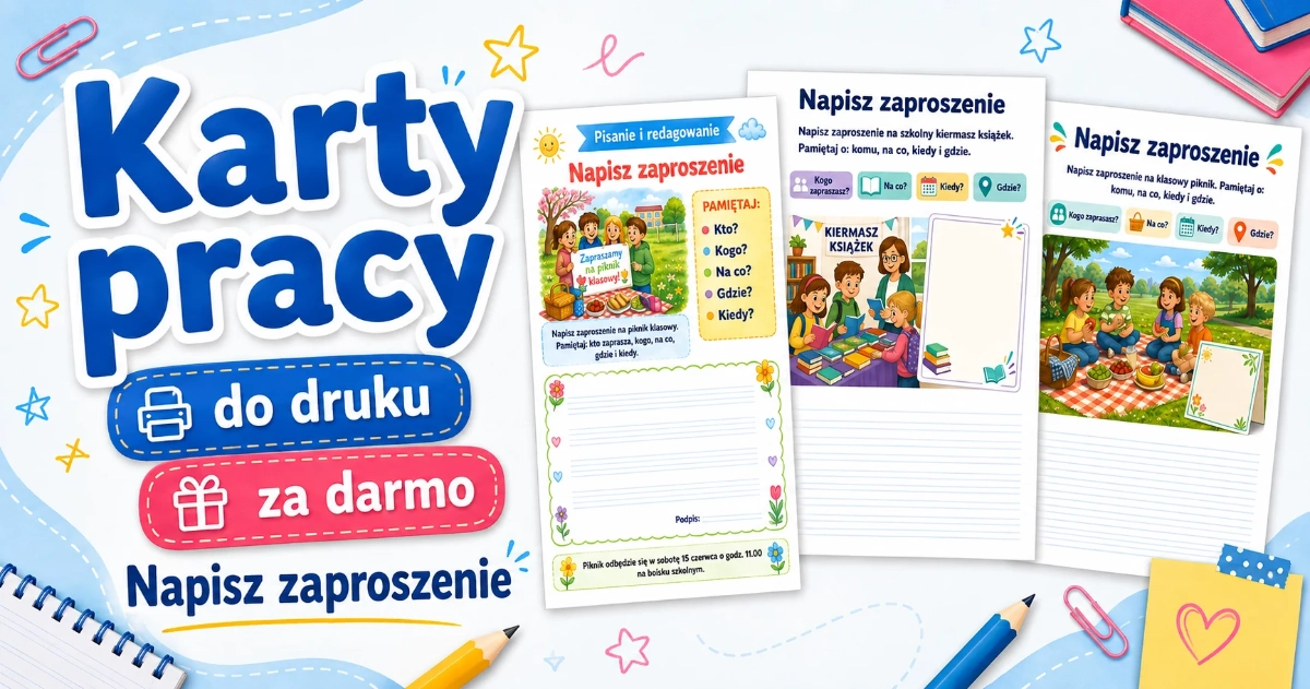 Karty pracy: Redagowanie zaproszenia