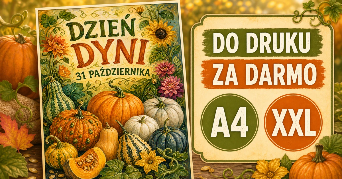 Plakat A4 i XXL: Dyniowa botanika