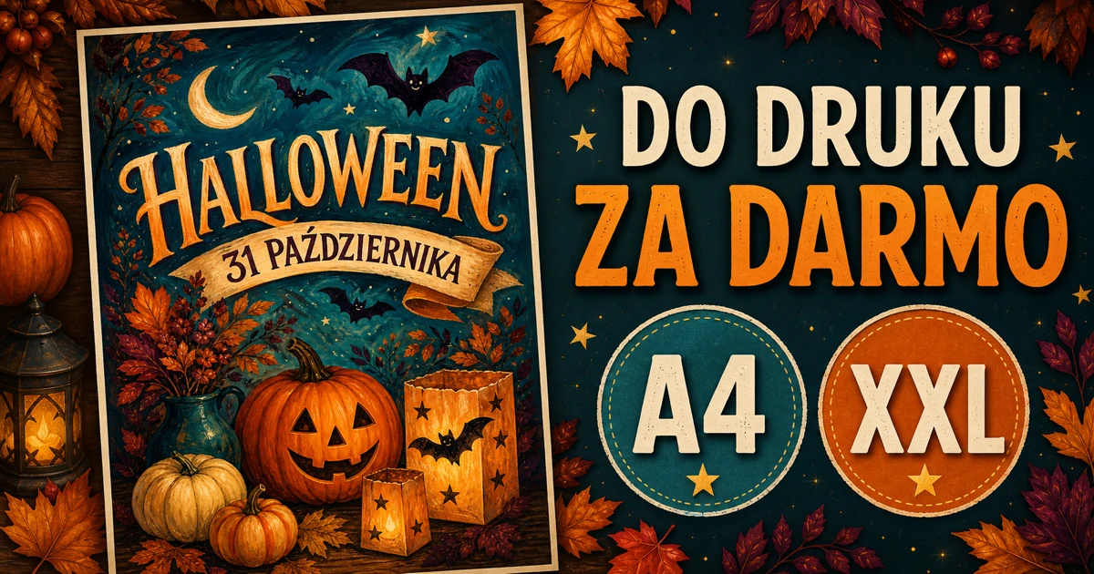 Plakaty A4 i XXL: Jesienna magia