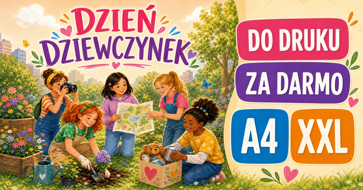 Plakat A4 i XXL: Projekt dla społeczności