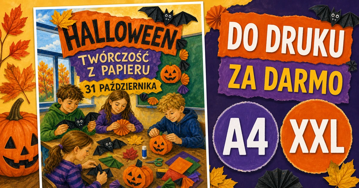 Plakaty A4 i XXL: Twórczość z papieru