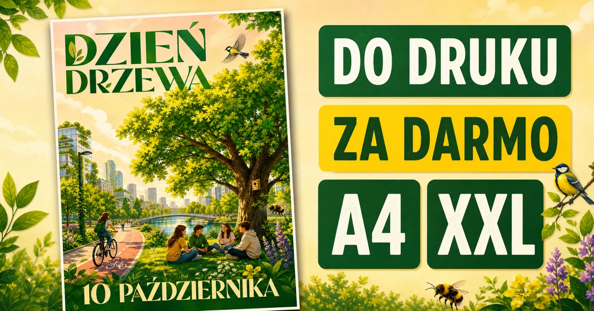 Plakat A4 i XXL: Drzewa w mieście