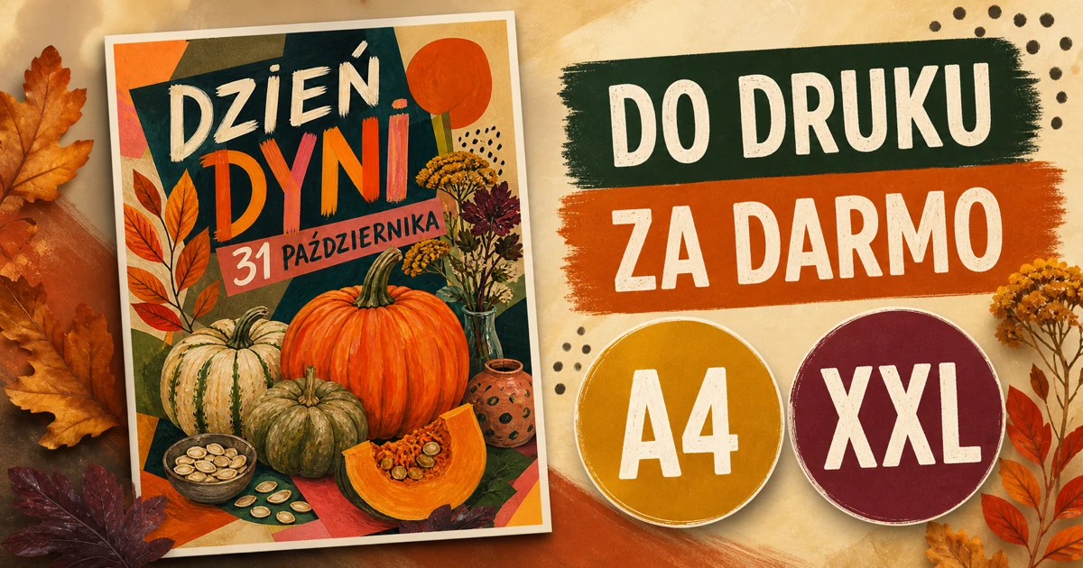 Plakat A4 i XXL:  Jesienna forma