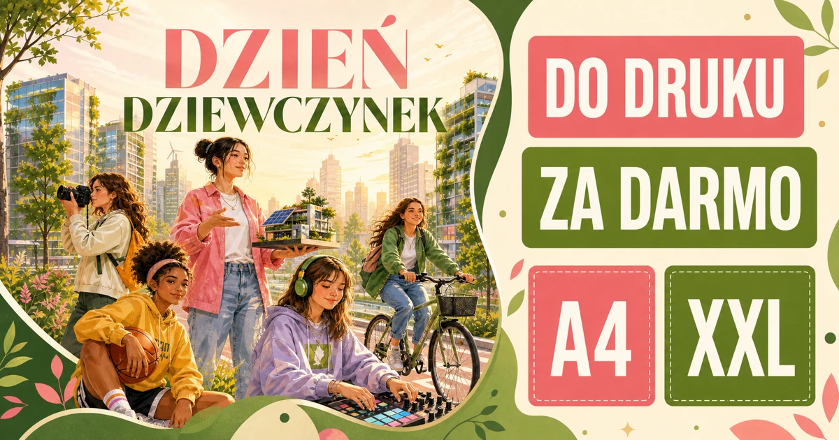 Plakat A4 i XXL: Miasto możliwości
