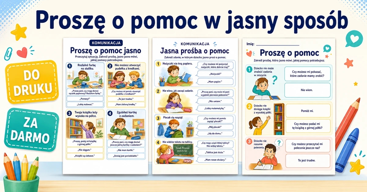 Karty pracy: Proszę o pomoc w jasny sposób