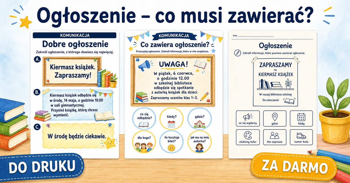 Karty pracy: Ogłoszenie – co musi zawierać?