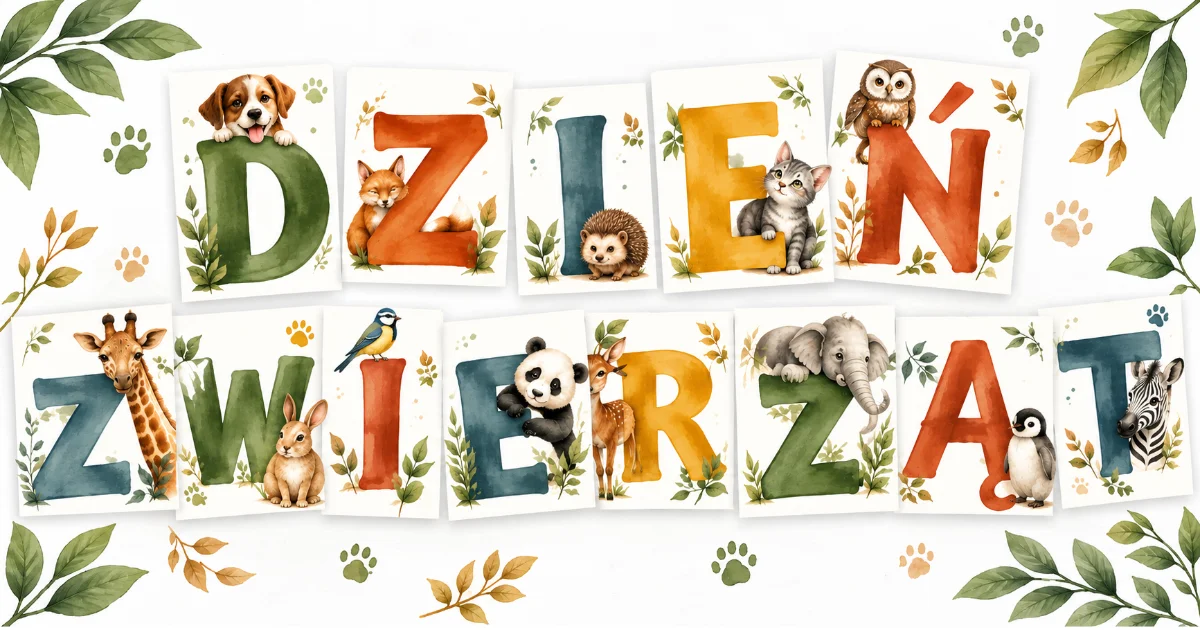  Girlanda „Dzień Zwierząt”