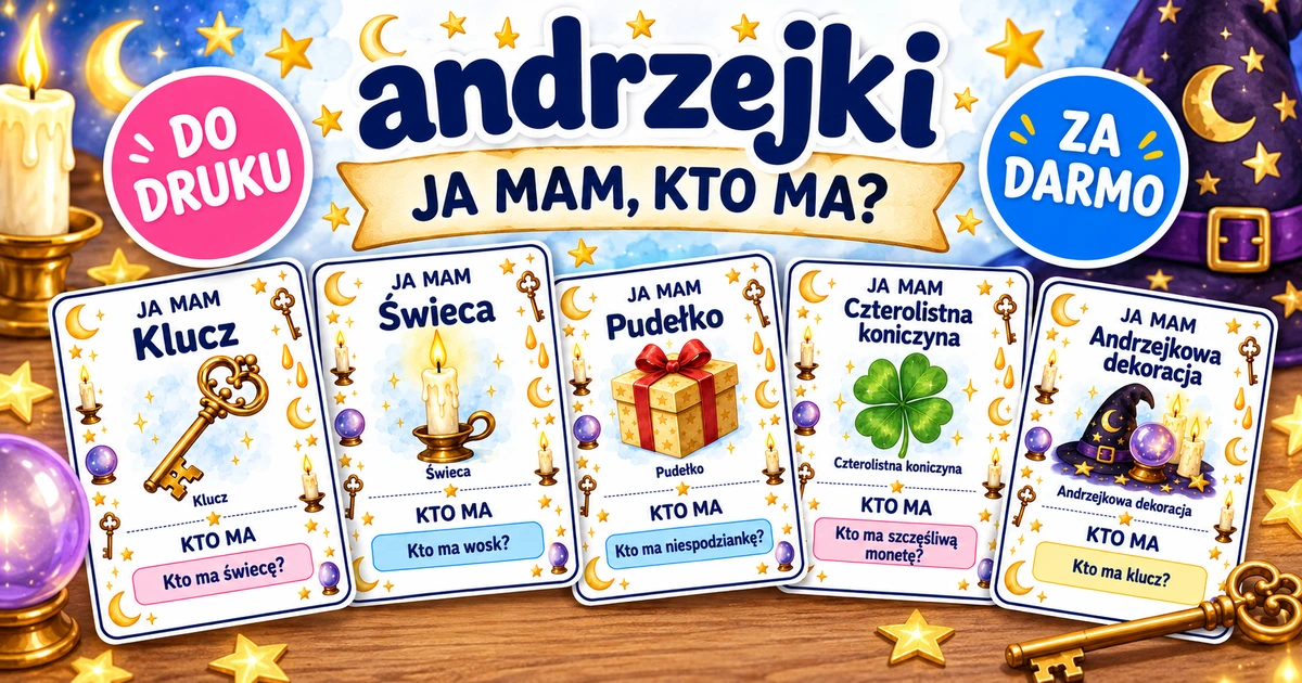 Karty pracy: Ja mam, kto ma: Andrzejki