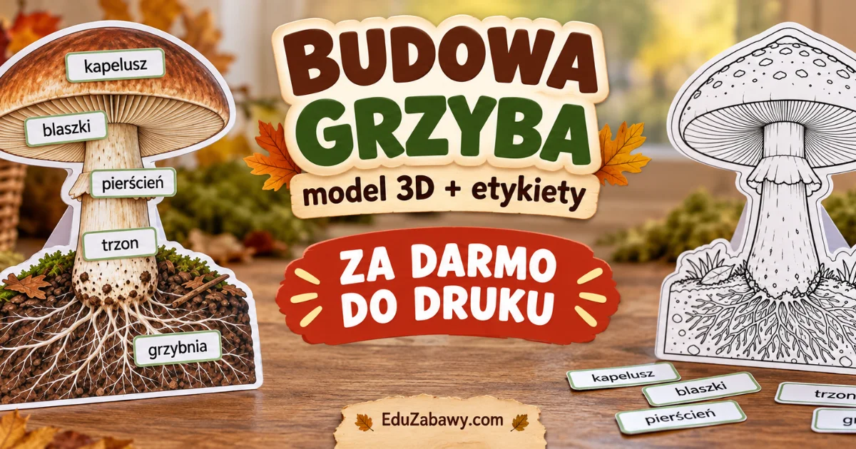 Model edukacyjny: Budowa grzyba