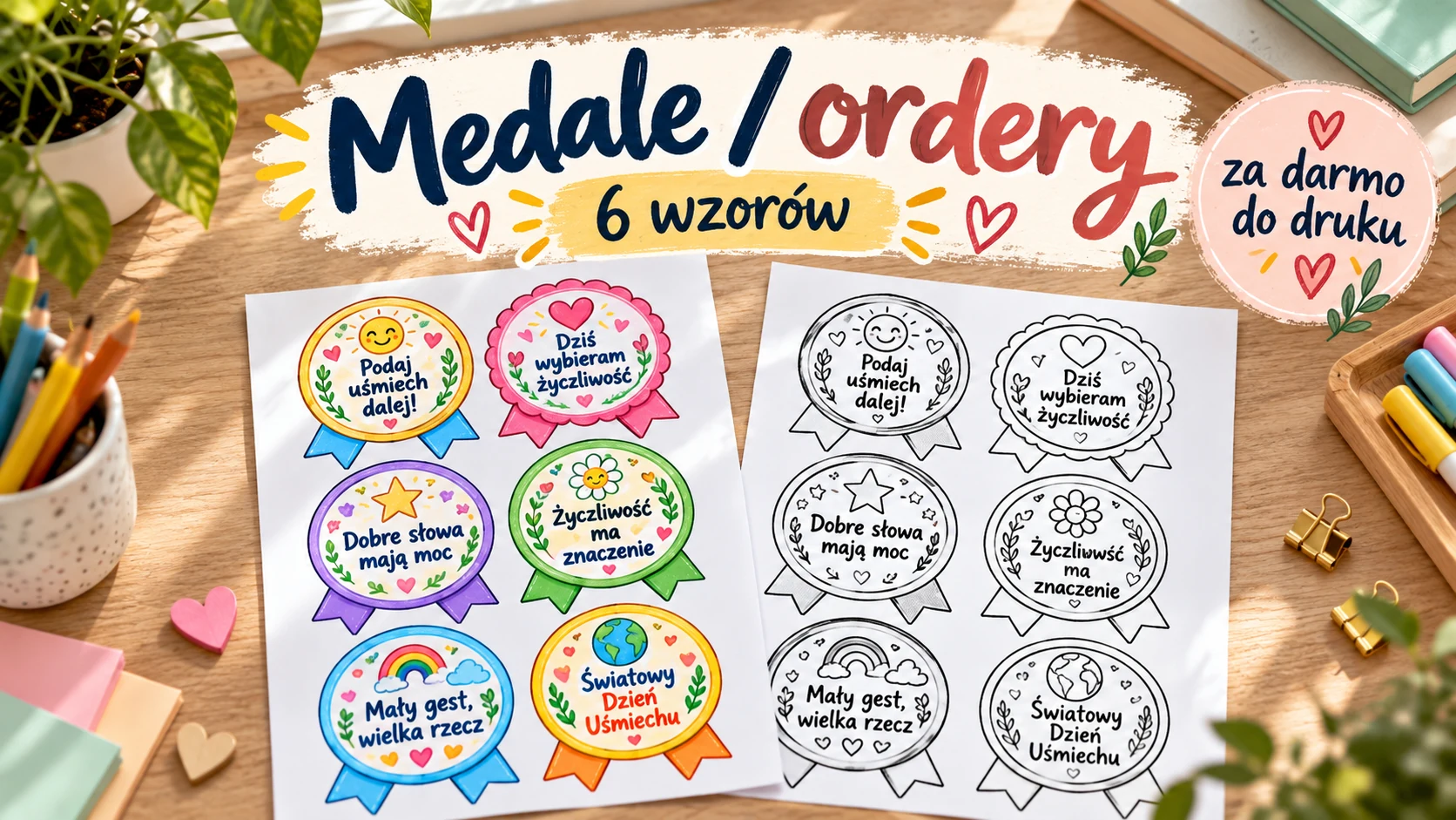 Medale i ordery na Dzień Uśmiechu