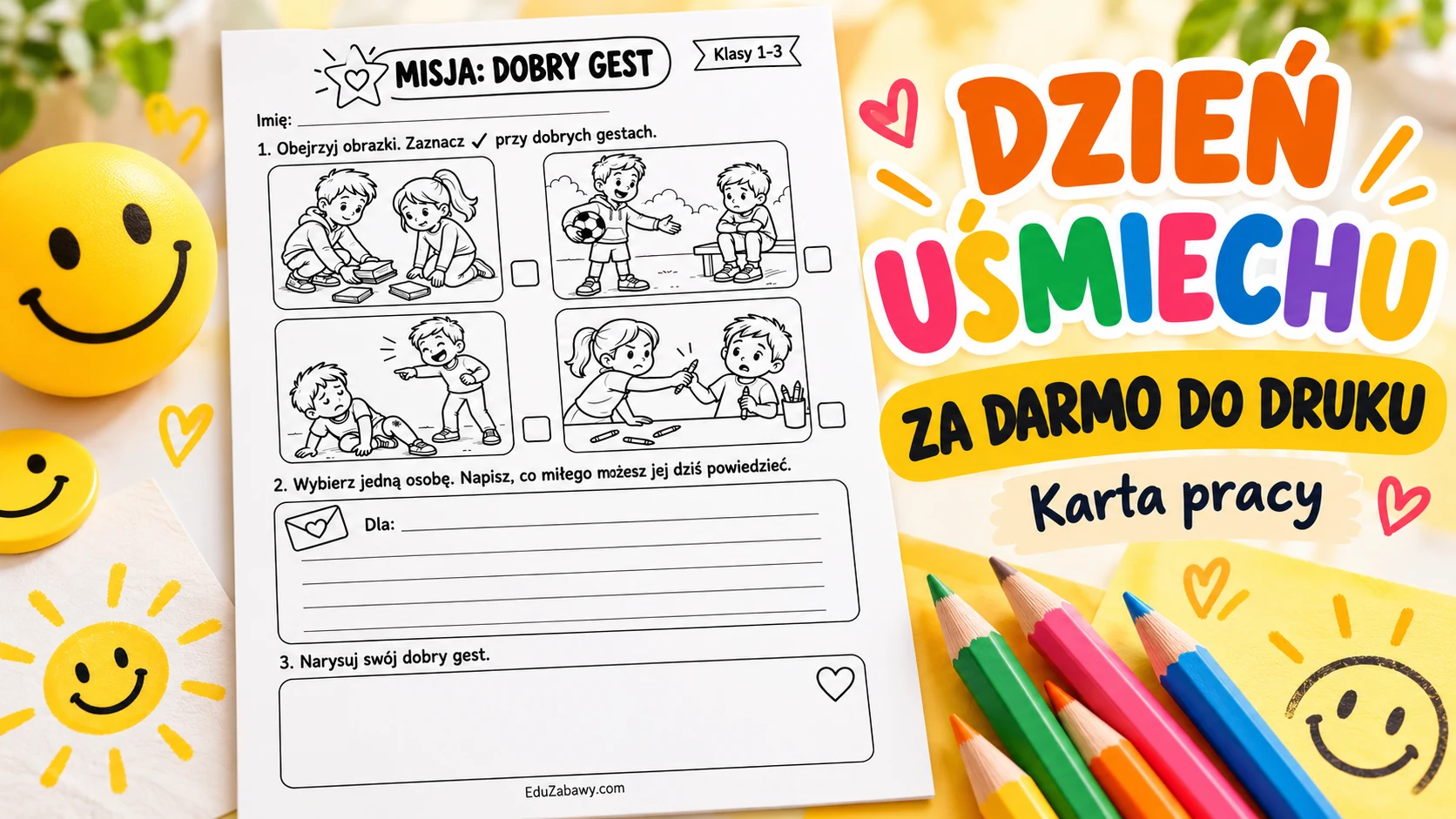 Karty pracy: Misja: dobry gest