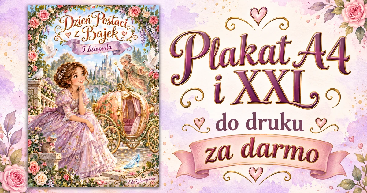 Plakat z Kopciuszkiem